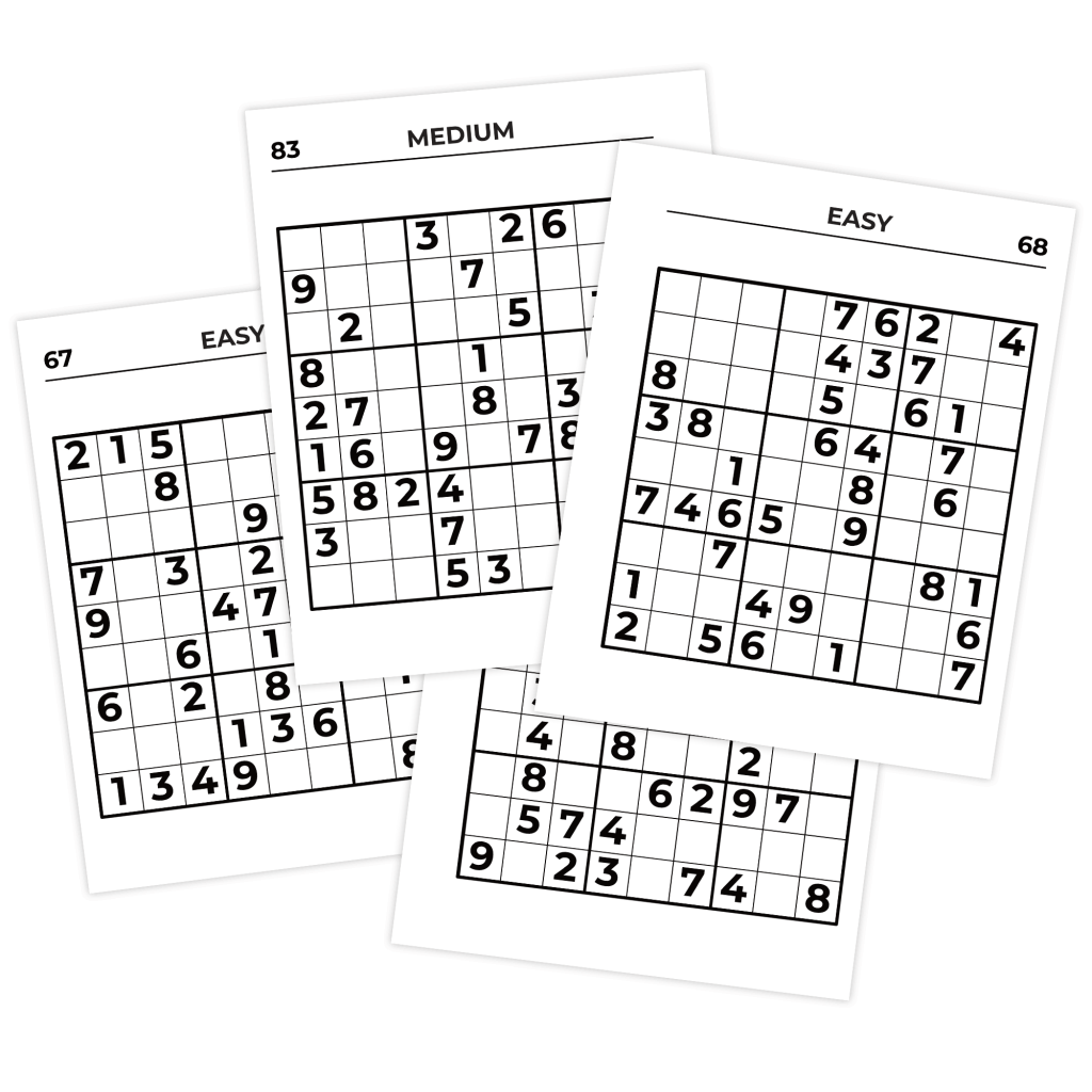 easy to medium sudoku puzzles